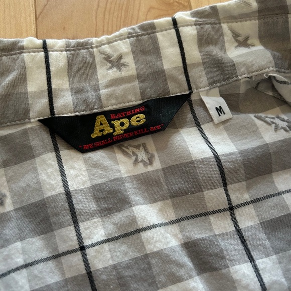 A Bathing Ape casual button-down Men’s M - Picture 3 of 6